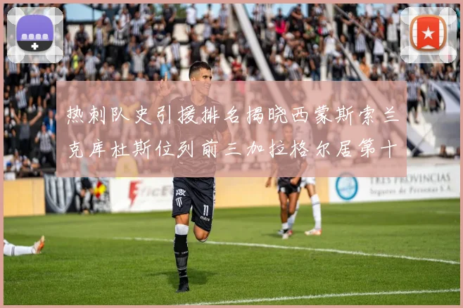 热刺队史引援排名揭晓西蒙斯索兰克库杜斯位列前三加拉格尔居第十一位